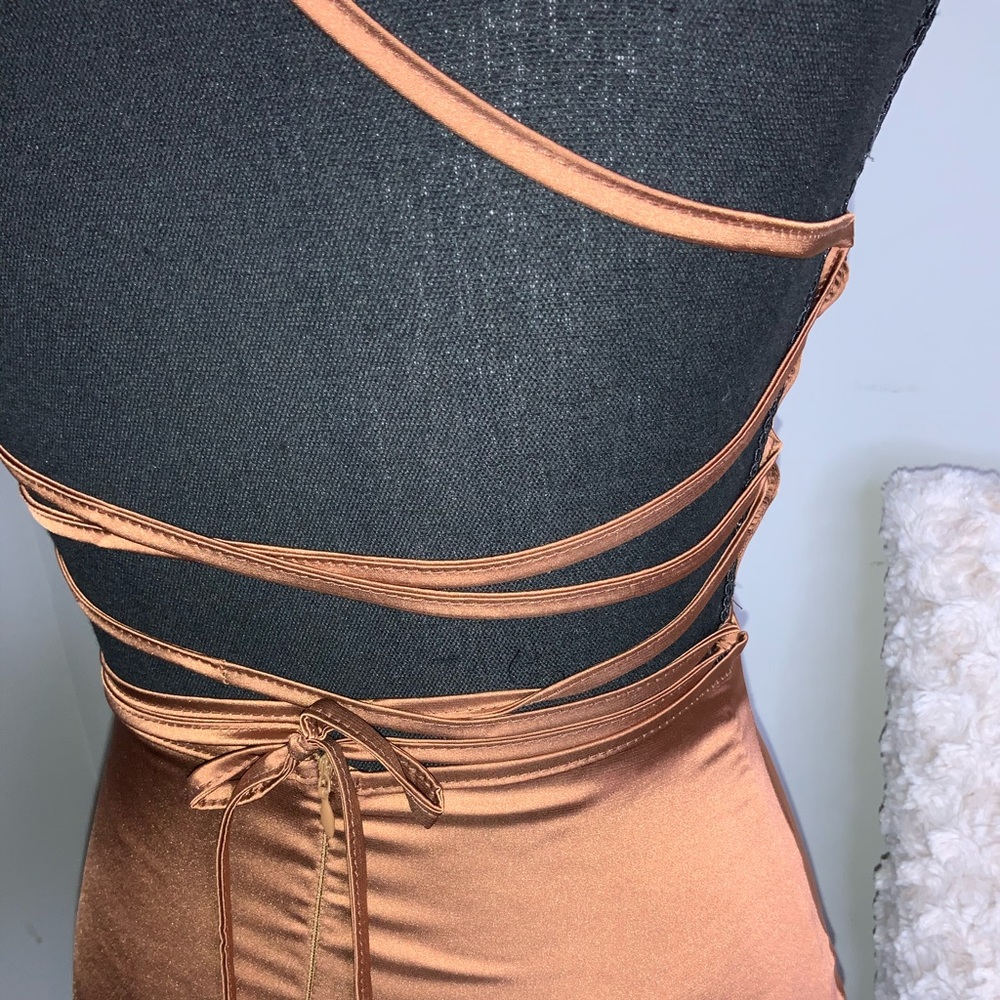 🔥Sexy Coffee Color Club Dress👀🔥 - Picture 7 of 8